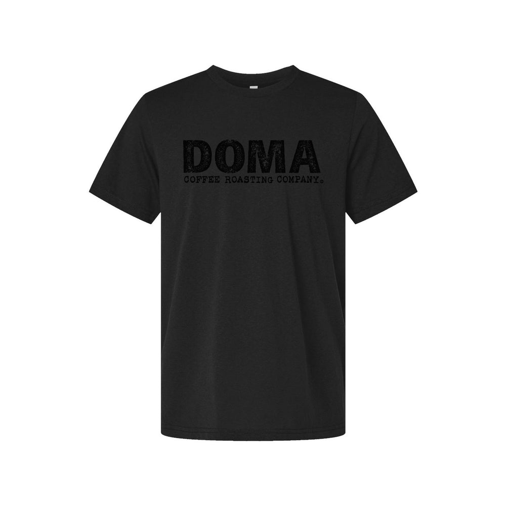 DOMA Logo Tee - Black on Black