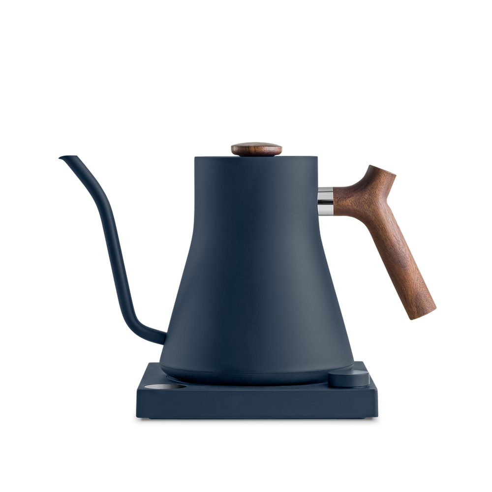 FELLOW EKG KETTLE - STONE BLUE + WALNUT KETTLE